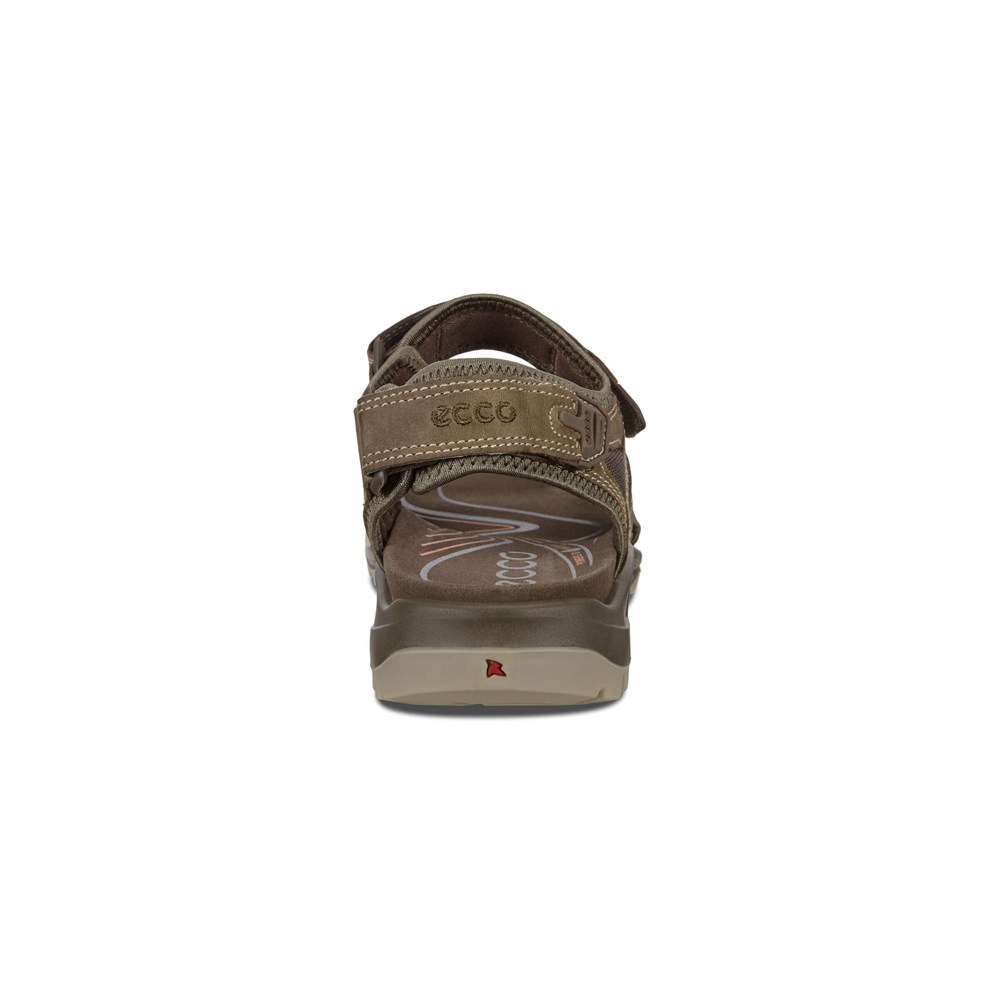 ECCO Mens Sandals Brown - Yucatan - JUI-142780